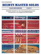Belwin Master Solos for Alto Saxophone Volume 1 by Various - Snell Keith - for Piano Accompaniment