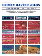 Belwin Master Solos for Alto Saxophone Volume 1 by Various - Snell Keith - for Piano Accompaniment
