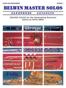 Belwin Master Solos for Alto Saxophone Volume 1 by Various - Snell Keith - for Piano Accompaniment