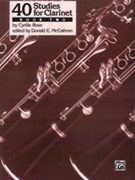 40 Studies Bk 2 by Rose Cyrille - McCathren Don - for Clarinet Method
