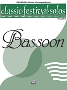 Classic Festival Solos Volume 2 by - Lamb Jack - for Piano Accompaniment (Vol 2 Bassoon)