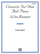 Concerto for Oboe and Piano (in One Movement) by Lombardo Mario for Oboe