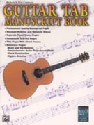 Guitar Tab Manuscript Book by for Tablature