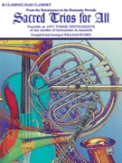 Sacred Trios For All by - Ryden William - for Bb Clarinet