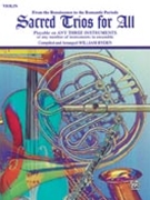 Sacred Trios For All by - Ryden William - for Violin