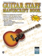 Guitar Staff Manuscript Book by for Tablature