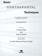 Basic Contrapuntal Techniques by Reed and Harder for Text w/ Audio