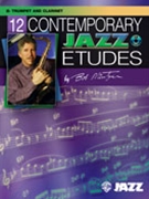 12 Contemporary Jazz Etudes by Mintzer Bob for Trumpet and Piano