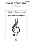 Valse Staccato by Rubinstein Anton - Fetherston Elmer - for Flute Quartet
