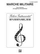 Marche Militaire by Schubert Franz - Lotzenhiser G W - for Trumpet Quartet