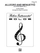 Allegro & Menuetto Fr Divertimento #2 by Mozart Wolfgang Amadeus - Guenther Ralph - for Flute Trio