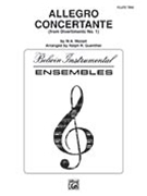 Allegro Concertante by Mozart Wolfgang Amadeus - Guenther Ralph - for Flute Trio