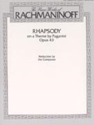 Rhapsody On A Theme By Paganini Opus 43 by Rachmaninoff Sergei for 2 Piano 4 Hands