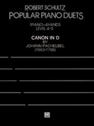 Canon In D by Pachelbel - Schultz - for 1 Piano 4 Hands