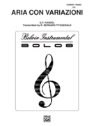 Aria Con Variazioni by Handel George Frideric - Fitzgerald R Bernard - for Trumpet and Piano