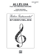 Alleluia From Christmas Oratorio by Saint-Saens Camille - Ostling Acton - for Brass Quartet