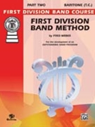 1st Division Band Method Bk 2 by Weber F for Euphonium Treble Clef