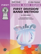1st Division Band Method Bk 4 by Weber F for Alto Clarinet