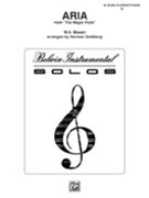 Aria From The Magic Flute by Mozart Wolfgang Amadeus - Goldberg Norman - for Bass Clarinet and Piano