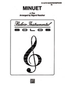Minuet by Fox J - Rascher Sigurd - for Alto Saxophone S