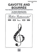 Gavotte & Bourree by Bach Johann Sebastian - Rascher Sigurd - for Tenor Sax