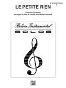 Le Petite Rien by Couperin Francois - Nilo W. Hovey; Beldo - for Clarinet