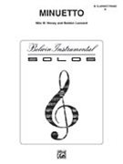 Minuetto (to Kim) by Hovey and Leonard for Bb Clarinet and Piano