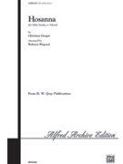 Hosanna by Gregor Christian - Bitgood Roberta - for SATB