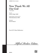 Now Thank We All Our God by Hopson Hal H - Hopson Hal H - for SATB