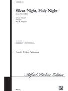 Silent Night Holy Night by - Hopson Hal H - for SATB