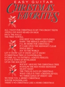 Christmas Favorites by Christmas for Guitar Collection