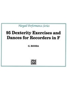 Finger Dexterity Exercises for Recorders in F by Rooda G for Recorder