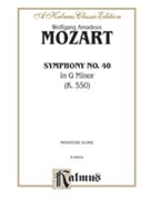 Symphony #40 in G Minor K. 550 by Mozart Wolfgang Amadeus for Mini Score