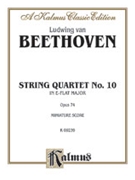 String Quartet in E-Flat Major Op. 74 by Beethoven Ludwig van for String Quartet