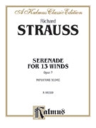 Serenade for 13 Winds Op. 7 by Strauss Richard for Miniature