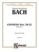 Cantatas # 020 - 022 Volume VI by Bach Johann Sebastian for Mini Score
