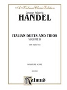 Italian Duets And Trios Volume 2 by Handel George Frideric for Mini Score