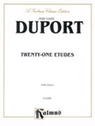 Twenty-one Etudes by Duport Jean-Louis for Cello