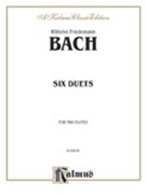 6 Duets by Bach Wilhelm Friedemann for Flute Duet