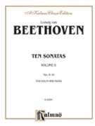 10 Sonatas Volume 2 #6-10 by Beethoven Ludwig van for Violin Sol (Vol 2 6-10)