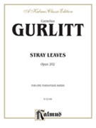 Stray Leaves Opus 202 by Gurlitt Cornelius for 1 Piano 4 Hands