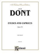 Etudes and Caprices Op. 35 by Dont Jakob for Violin
