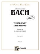 Inventions 3-part by Bach Johann Sebastian - Bischoff - for Piano