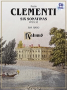 Six Sonatinas Op. 36 by Clementi Muzio for Piano