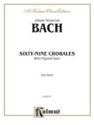 Chorales 69 With Figured Bass by Bach Johann Sebastian for Piano