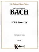 4 Sonatas by Bach Carl Philipp Emanuel for Flute and Piano
