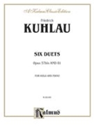 6 Duets Opus 57 Bis & 81 by Kuhlau Friedrich for Flute Duet