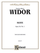 Suite Opus 34 #1 by Widor Charles-Marie for Flute and Piano