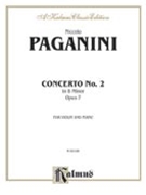 Concerto #2 In B Minor Op. 7 by Paganini Niccolo for Violin and Piano
