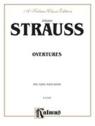 Overtures by Strauss for 1 Piano 4 Hands